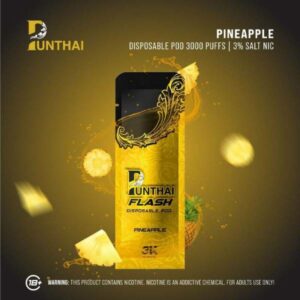 punthai flash disposable 3000puffs pineapple