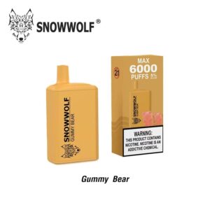 snowwolf disposable 6000puffs gummy bear