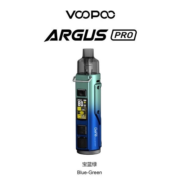 voopoo argus pro new color blue green
