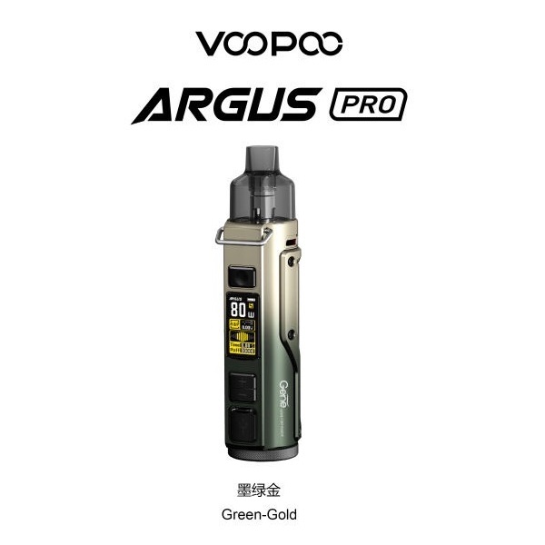 voopoo argus pro new color green gold