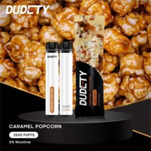 dudety 2500Puffs caramel popcorn