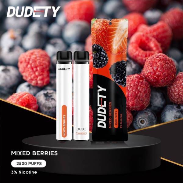 dudety 2500Puffs mixed berries