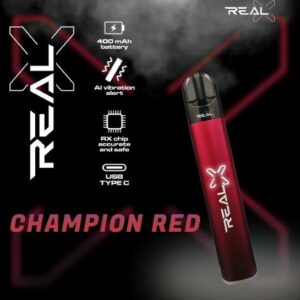 realx device 400mah champagne red
