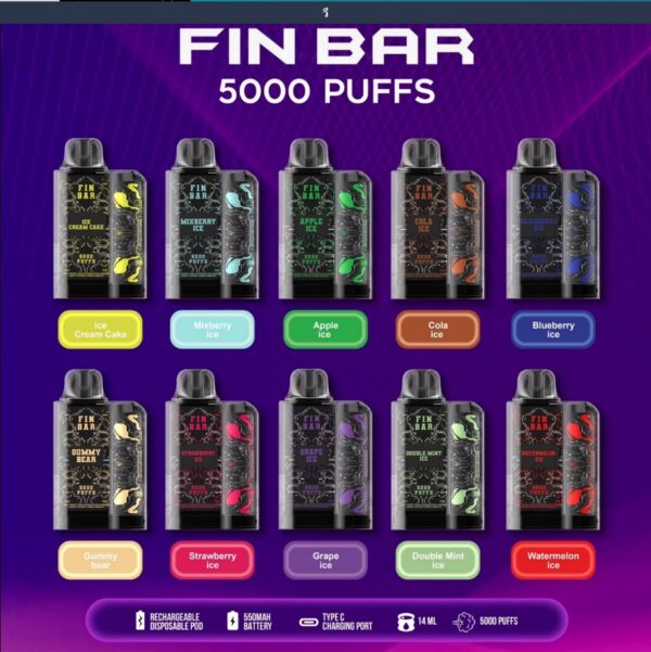 fin bar 5000 puffs