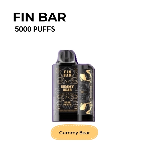 fin bar 5000 puffs gummy bear