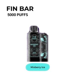 fin bar 5000 puffs mixberry ice