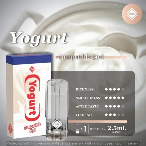 vmc pod 2.5ml yogurt