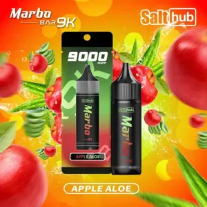 marbo bar 9000 puffs apple aloe