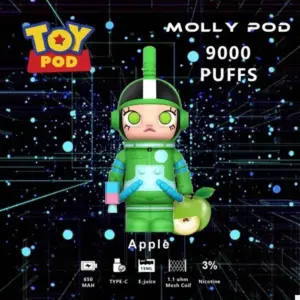 molly disposable pod 9000 puffs apple