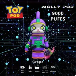 molly disposable pod 9000 puffs grape