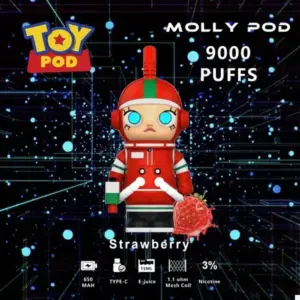 molly disposable pod 9000 puffs strawberry
