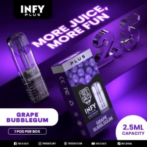 infy plus 2.5ml grape bubblegum
