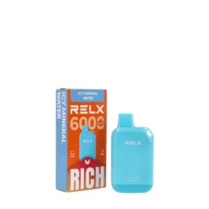 relx crush disposable 6000 puffs icy mineral water